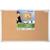 ALFRA - TABLERO ALFRA CORCHO WHITE STAR 40X60 CMS