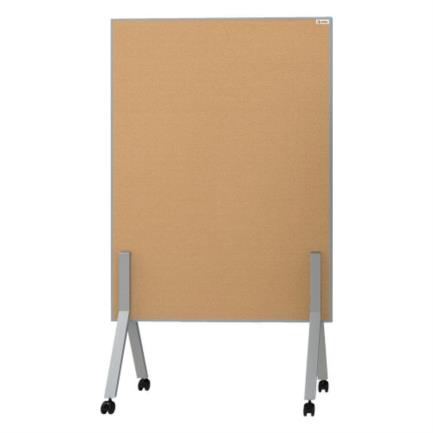 ALFRA - Pintarrón Móvil Alfra Nex Doble Superficie Pintarrón y Corcho 150x110cm
