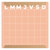 ALFRA - PLANEADOR MENSUAL ALFRA MIXTO CORAL  30X30 CM