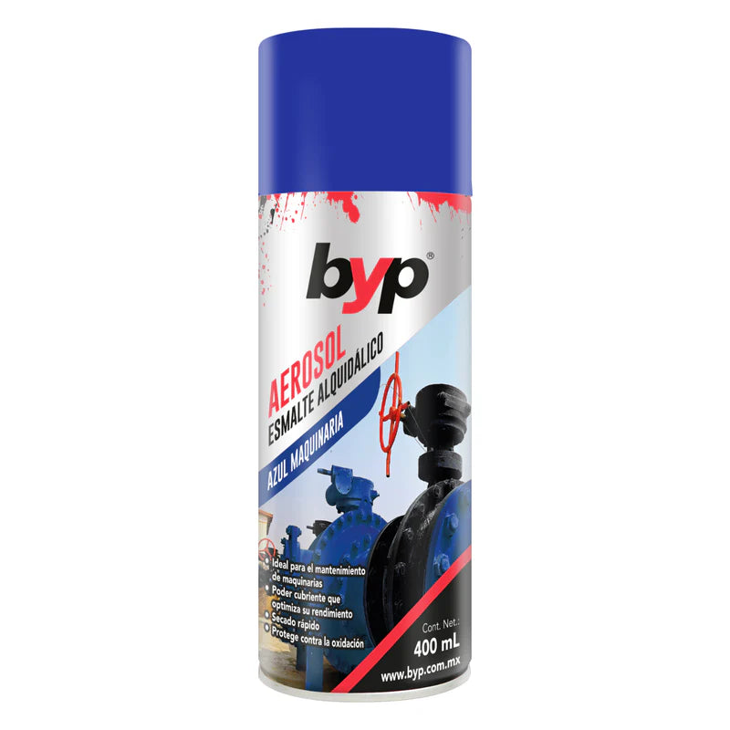 Pintura en aerosol byp Aaerosoles maquinaria AZUL