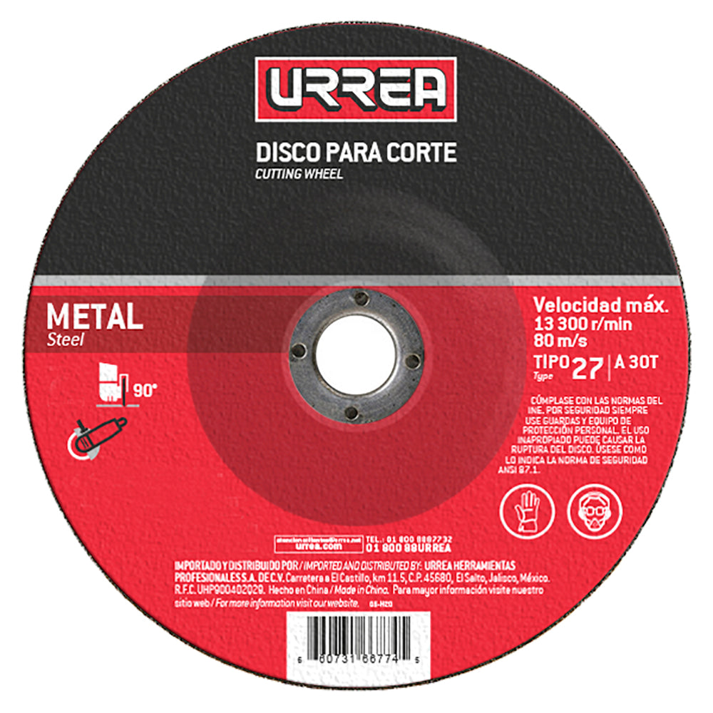 Disco abr t/27 met 9x1/4 in