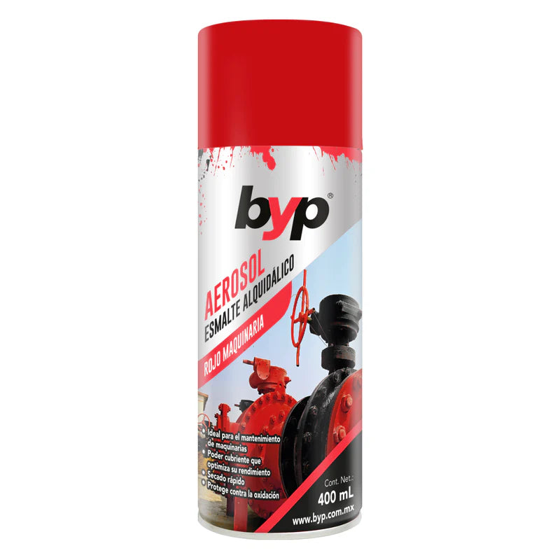 Pintura en aerosol byp Aaerosoles maquinaria ROJO