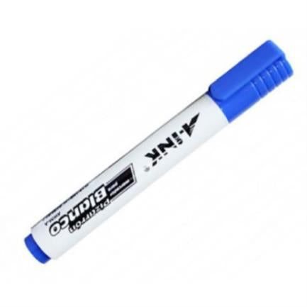 AINK - Marcador A-Ink Pizarrón Blanco Punta Cincel 5mm Color Azul C/12 Pzas