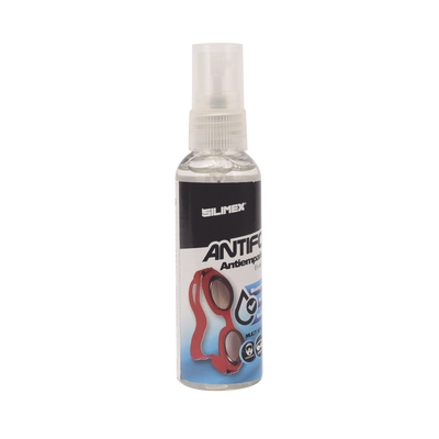 SILIMEX - Antiempañante, ideal para eliminar problemas de empañamiento en googlees, mascaras, cascos, lentes, bote 60 ml