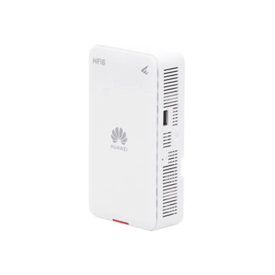 HUAWEI - Punto de Acceso Wi-Fi 6 / 2.975 Gbps / MU-MIMO 2x2:2 (2.4GHz y 5GHz) / 1 Puerto 10/100/1000 Mbps (PoE In) / 1 Puerto 10/100/1000 Mbps LAN / Puerto USB / Smart Antenna 20% más cobertura / Instalación en pared / Administración en nube