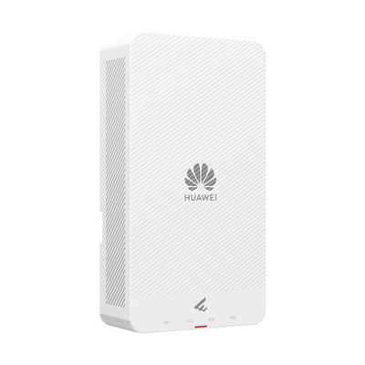 HUAWEI - Punto de Acceso eKi Wi-Fi 6 para pared / Hasta 128 Clientes / 2.9 Gbps / MU-MIMO / 1 Puerto Gigabit PoE in / 4 Puertos Gigabit LAN / Smart Antenna 20% más cobertura / Libre de Licenciamiento