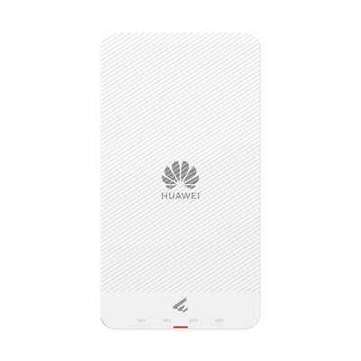 HUAWEI - Punto de Acceso eKi Wi-Fi 6 para pared / Hasta 128 Clientes / 2.9 Gbps / MU-MIMO / 1 Puerto Gigabit PoE in / 4 Puertos Gigabit LAN / Smart Antenna 20% más cobertura / Libre de Licenciamiento