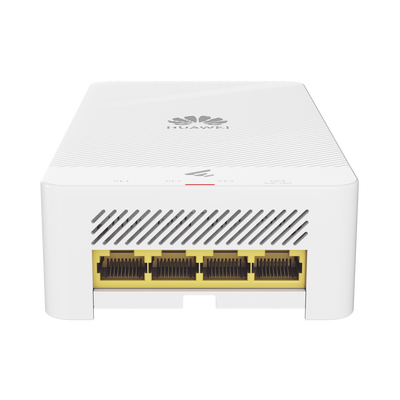 HUAWEI - Punto de Acceso eKit Wi-Fi 6 para Pared / Hasta 128 Clientes / 2.9 Gbps / 1 Puerto Gigabit PoE in + 3 Puertos LAN Gigabit + 1 Puerto LAN PoE out / Smart Antenna 20% más cobertura / Libre de Licenciamiento