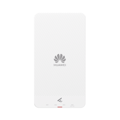 HUAWEI - Punto de Acceso eKit Wi-Fi 6 para Pared / Hasta 128 Clientes / 2.9 Gbps / 1 Puerto Gigabit PoE in + 3 Puertos LAN Gigabit + 1 Puerto LAN PoE out / Smart Antenna 20% más cobertura / Libre de Licenciamiento