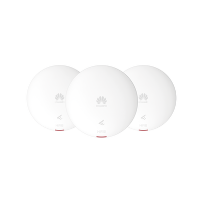 HUAWEI - Kit de 3 - Punto de Acceso Wi-Fi 6 /  1.775 Gbps / MU-MIMO 2x2:2 (2.4GHz y 5GHz) / Smart Antenna 20% más cobertura / Instalación en techo y pared / Seguridad WP3 / Con Administración Gratuita desde la Nube