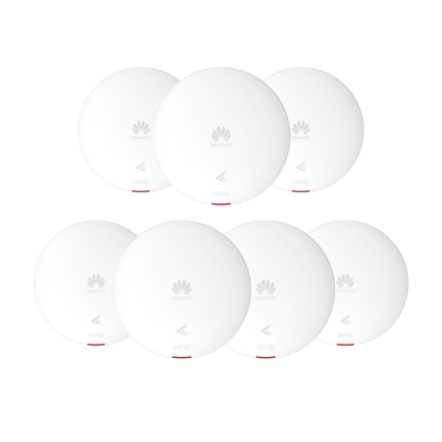HUAWEI - Kit de 7 - Punto de Acceso Wi-Fi 6 /  1.775 Gbps / MU-MIMO 2x2:2 (2.4GHz y 5GHz) / Smart Antenna 20% más cobertura / Instalación en techo y pared / Seguridad WP3 / Con Administración Gratuita desde la Nube