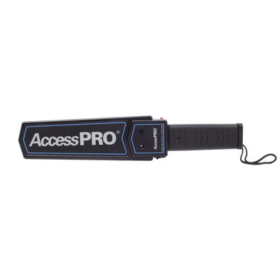 ACCESSPRO - Detector de Metal Portátil para Objetos Pequeños / Protección IP31 / Indicador LED / Vibración y Alarma Audible Simultanea / Para Inspección a Detalle