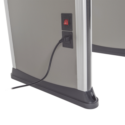 ACCESSPRO - Detector de Metales de 18 zonas/ Uso en Interior/Programación con Control Remoto / Contador de Personas