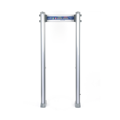 ACCESSPRO - (100% EXTERIOR) Detector de Metales de 18 zonas/ Uso en Exterior/ Contador de Personas