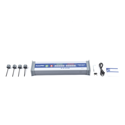 ACCESSPRO - Arco detector de metales / 18 zonas independientes / Uso 100% exterior / Contador de personas / Detección ferrosa y no ferrosa / 50+ inspecciones/minuto