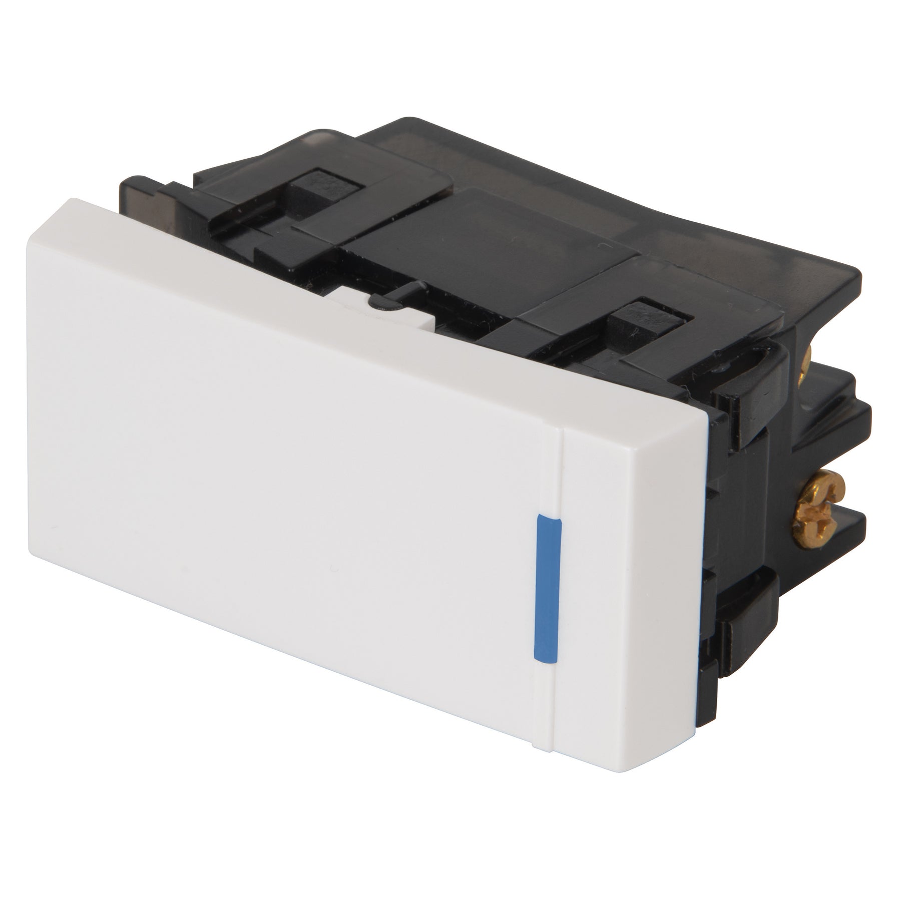 Interruptor de 3 vias, 1 modulo, linea Espa–ola,color blanco