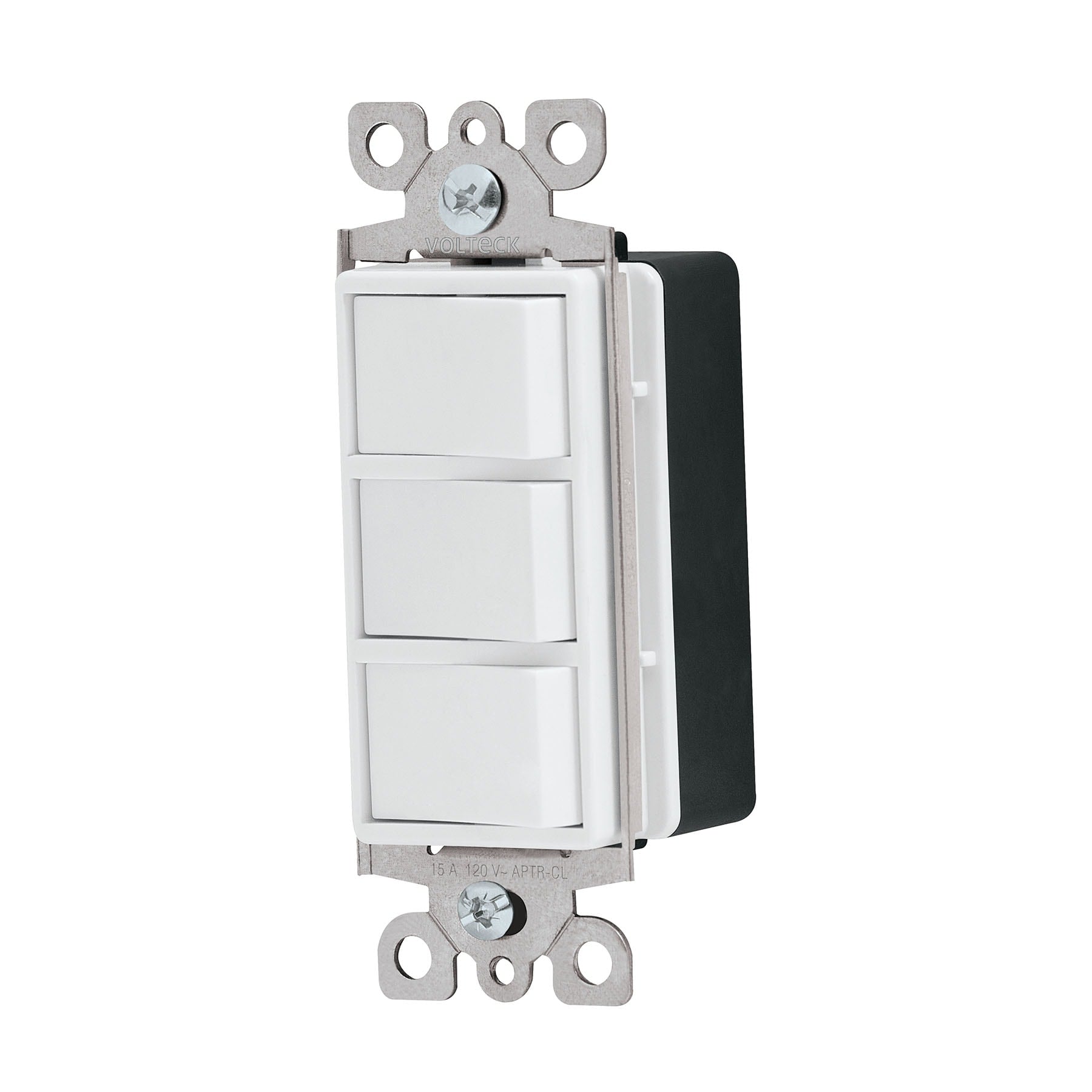 Interruptor triple, linea Classic, Volteck