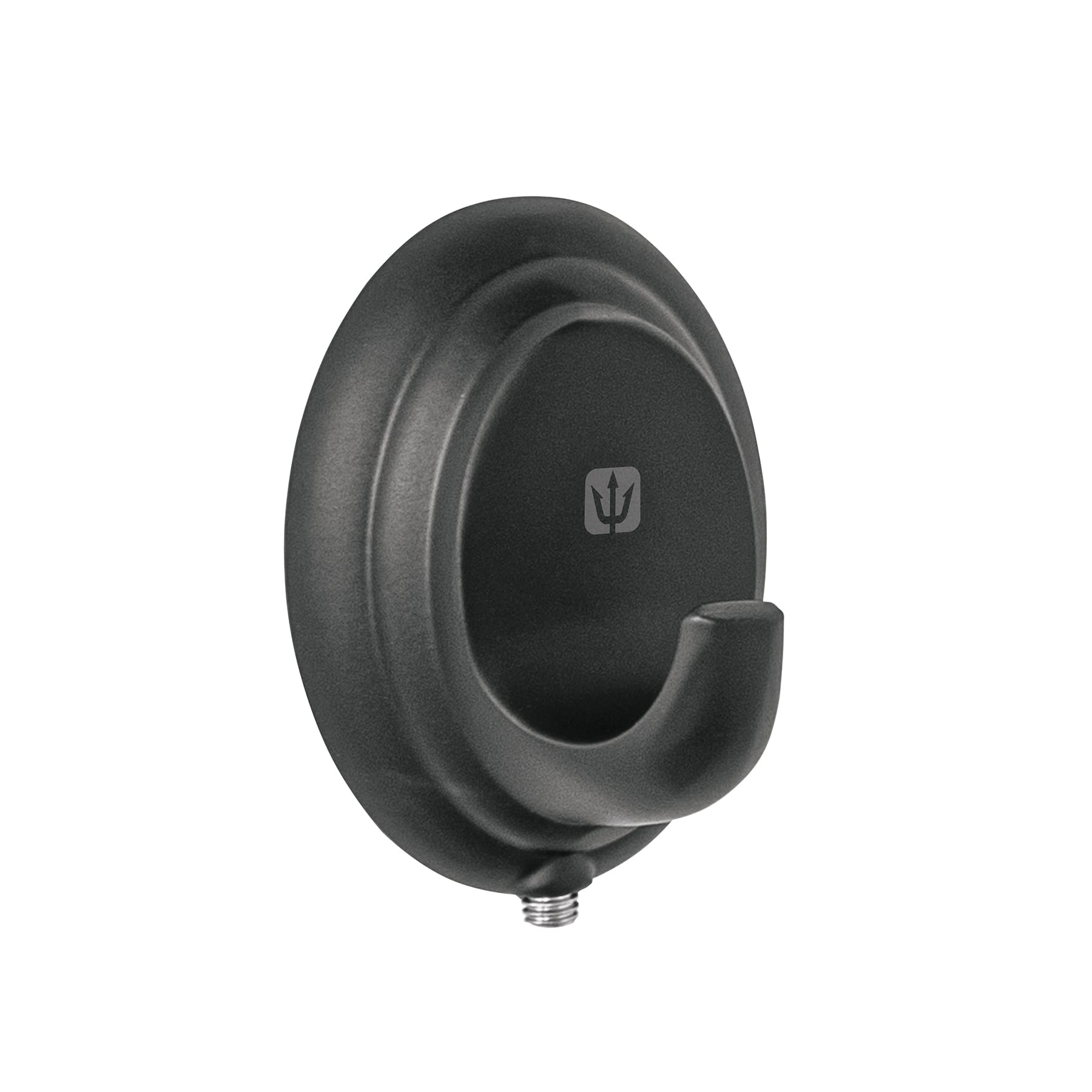 Gancho sencillo metalico acabado negro, Foset Aqua