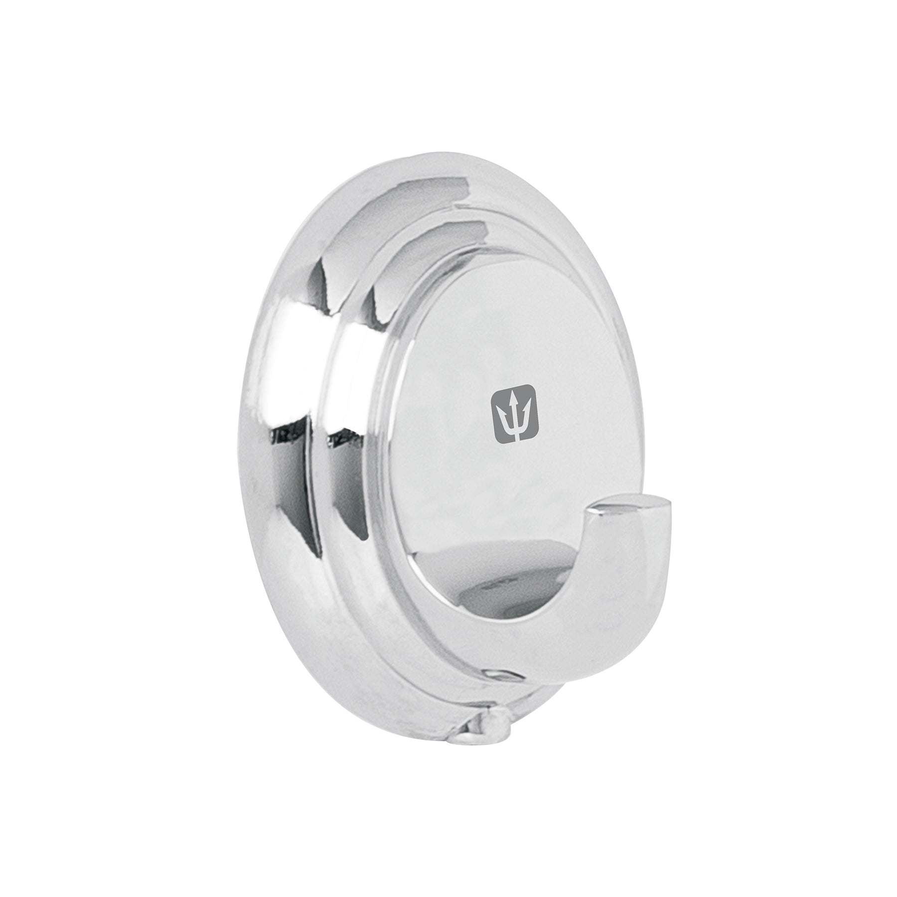 Gancho sencillo metalico acabado cromo, Foset Aqua