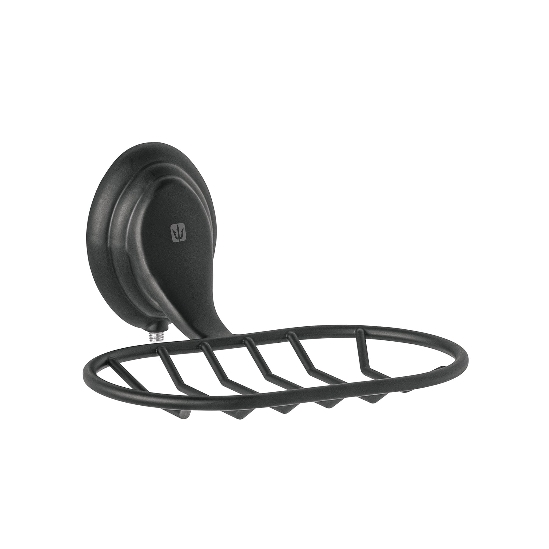 Jabonera metalica negro, Foset Aqua