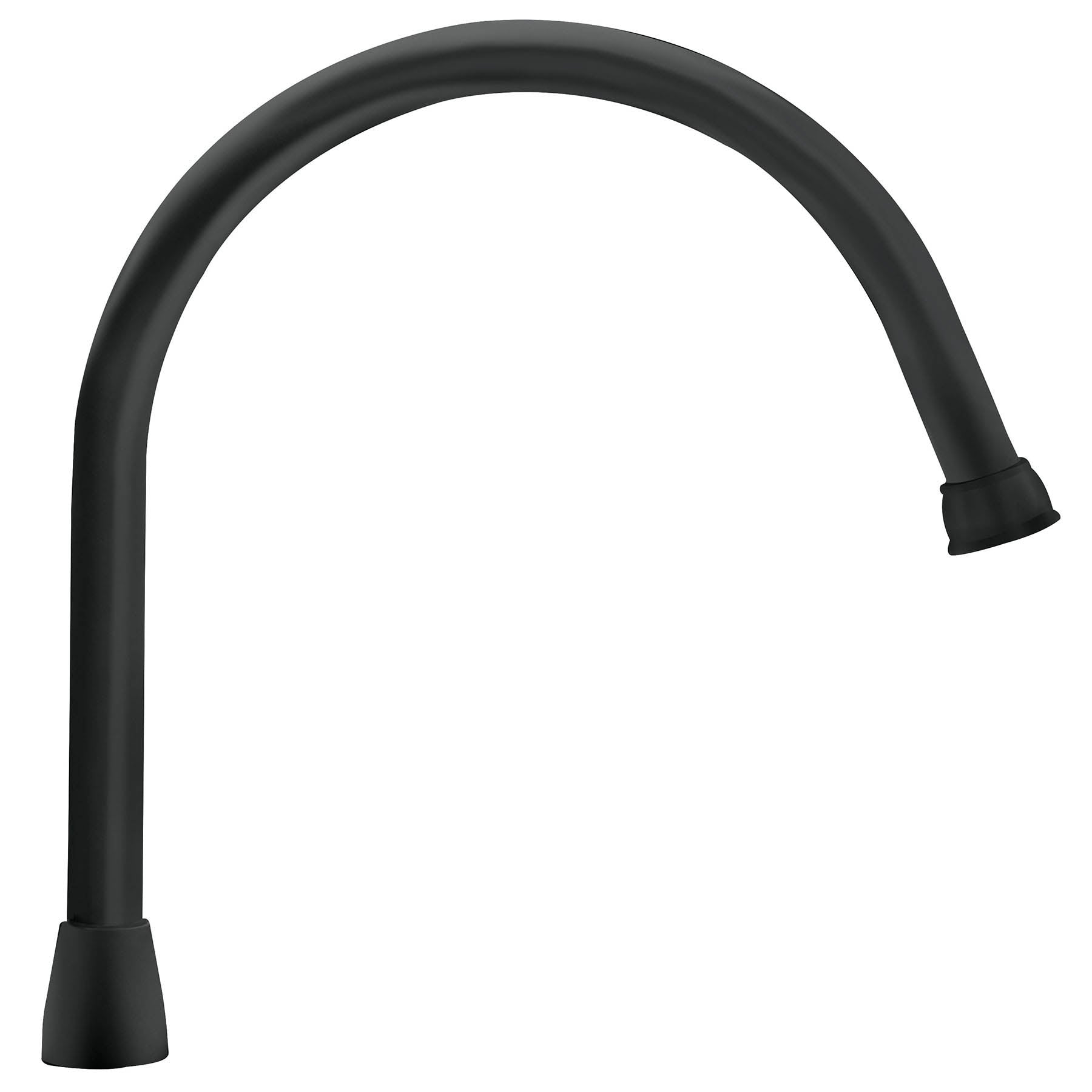 Cuello largo para mezcladora de fregadero, negro mate, Aqua