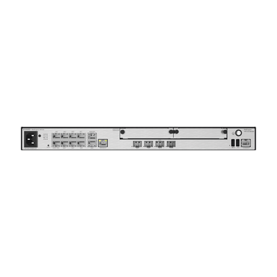 HUAWEI - Router Empresarial / 2 puertos 10/100/1000 Mbps combo 2 puerto SFP + 1 puerto SFP+ (WAN) / 8 puerto 10/100/1000 Mbps(WAN/LAN) / Rendimiento 6 Gbps / VPN / Balanceo de Cargas / Hasta 1200 Clientes / Administración Nube Gratis