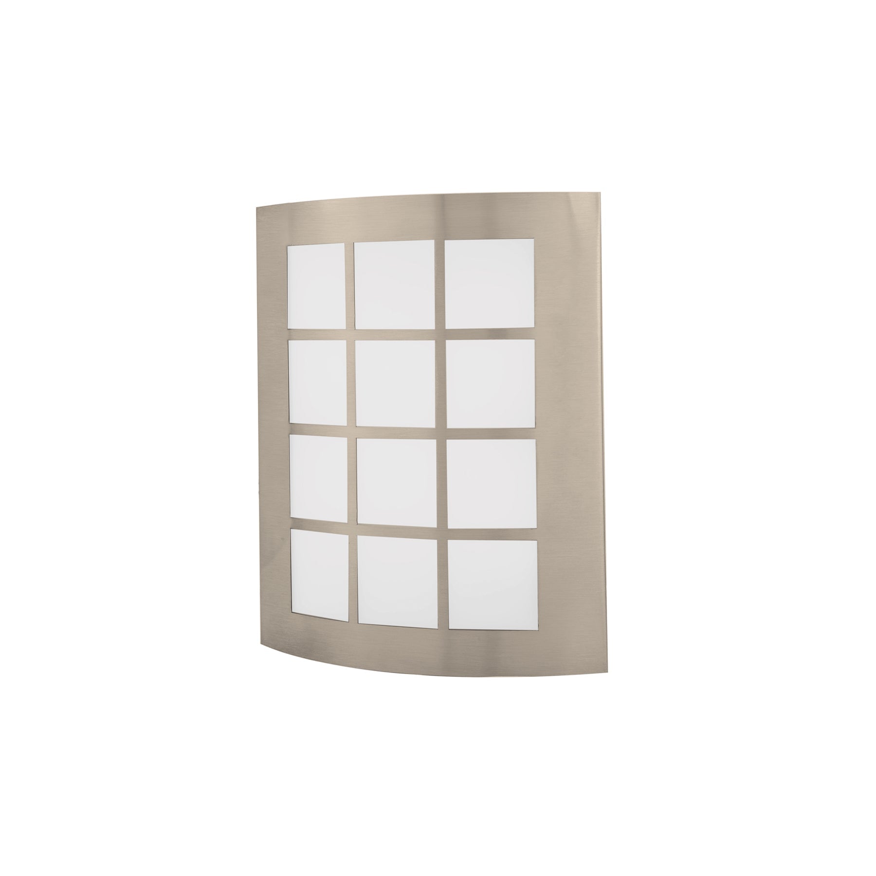 Arbotante decorativo de LED 15 W acero inoxidable luz calida