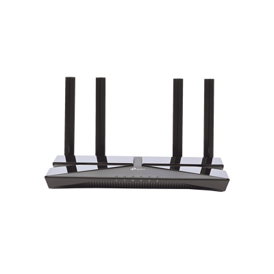 TP-LINK - Router WiFi 6 AX 1500Mbps / MU-MIMO 2X2 y OFDMA / 1 Puerto WAN 10/100/1000 Mbps / 4 Puertos LAN 10/100/1000 Mbps / 4 Antenas Beamforming