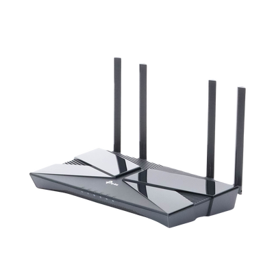 TP-LINK - Router WiFi 6 doble banda AX 3000 Mbps /  MU-MIMO y OFDMA / 1 Puerto WAN 10/100/1000 Mbps / 4 Puertos LAN 10/100/1000 Mbps / 4 Potentes Antenas.