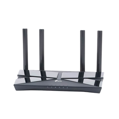 TP-LINK - Router WiFi 6 doble banda AX 3000 Mbps /  MU-MIMO y OFDMA / 1 Puerto WAN 10/100/1000 Mbps / 4 Puertos LAN 10/100/1000 Mbps / 4 Potentes Antenas.