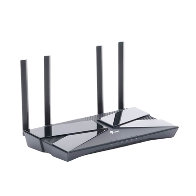 TP-LINK - Router WiFi 6 doble banda AX 3000 Mbps /  MU-MIMO y OFDMA / 1 Puerto WAN 10/100/1000 Mbps / 4 Puertos LAN 10/100/1000 Mbps / 4 Potentes Antenas.