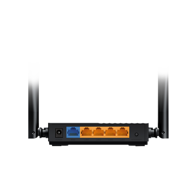 TP-LINK - Router Inalámbrico AC 1200 / Doble Banda MU-MIMO / 1 puerto WAN 10/100/1000 Mbps / 4 puertos LAN 10/100/1000 Mbps / Compatible con EasyMesh / Administración Web o App Tether