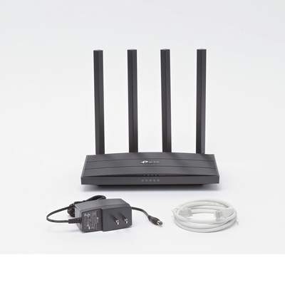 TP-LINK - Router inalámbrico WiFi 5 ac / Wave 2 MU-MIMO 3x3 1900 Mbps / Doble Banda 2.4 y 5 GHz / 1 puerto WAN 10/100/1000 Mbps / 4 puertos LAN 10/100/1000 Mbps / Tecnología Smart Connect / Compatible con EasyMesh