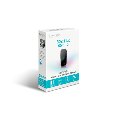 TP-LINK - Adaptador  USB inalámbrico doble banda AC 600 Mbps