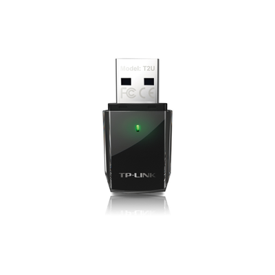 TP-LINK - Adaptador  USB inalámbrico doble banda AC 600 Mbps