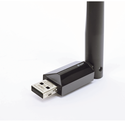 TP-LINK - Adaptador  USB inalámbrico doble banda AC 600 Mbps, antena de alta ganancia.