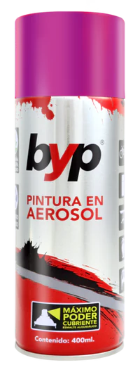 Pintura en aerosol byp ROSA MEXICANO
