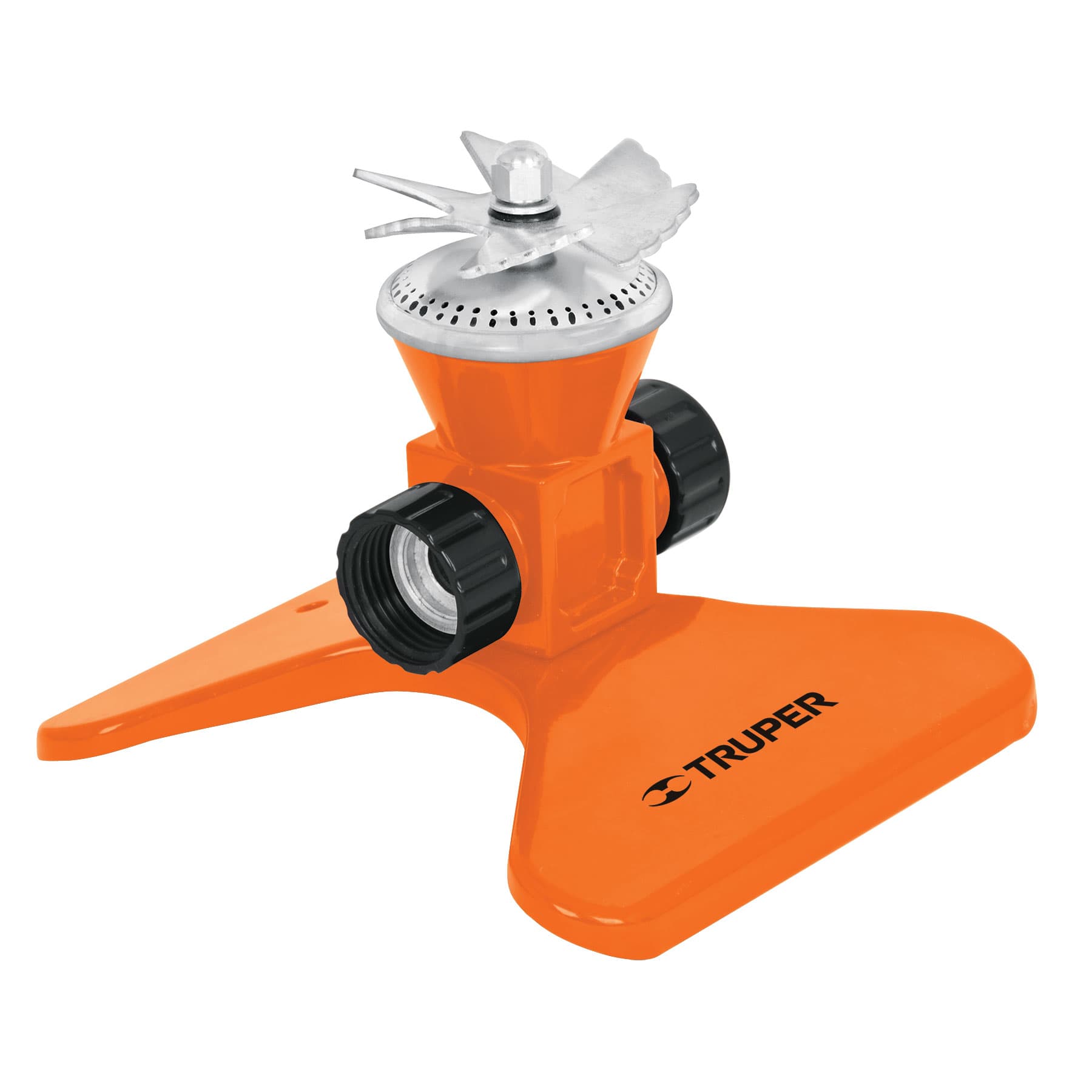 Aspersor base metalica, con aspas de aluminio, Truper