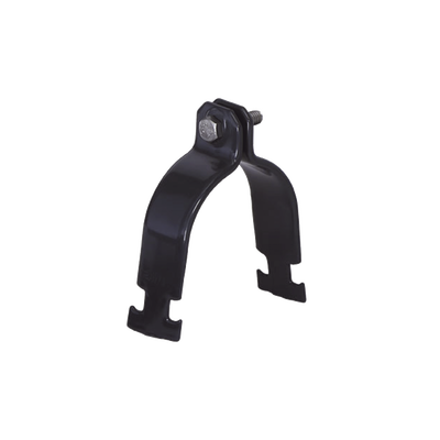 RAWELT - Abrazadera Unicanal con Recubrimiento de PVC de 1 1/2" (38 mm).