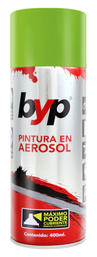 Pintura en aerosol byp VERDE ECO