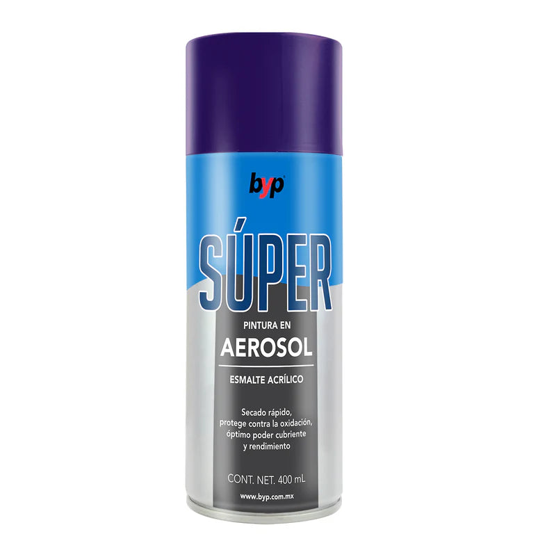 Pintura en aerosol byp acrilico super VIOLETA