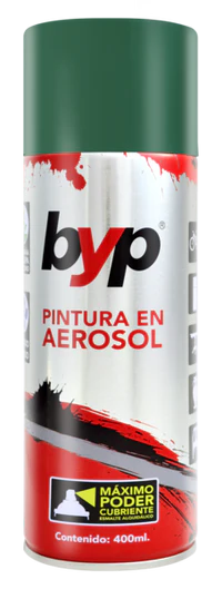 Pintura en aerosol byp VERDE OSCURO