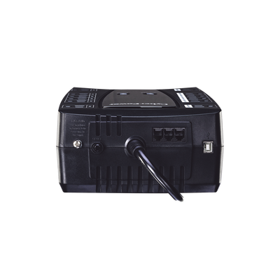 CYBERPOWER - UPS de 900 VA/480 W, Topología Línea Interactiva, Entrada 120 Vca NEMA 5-15P, Tipo Gabinete Compacto, Con 12 Tomas NEMA 5-15R