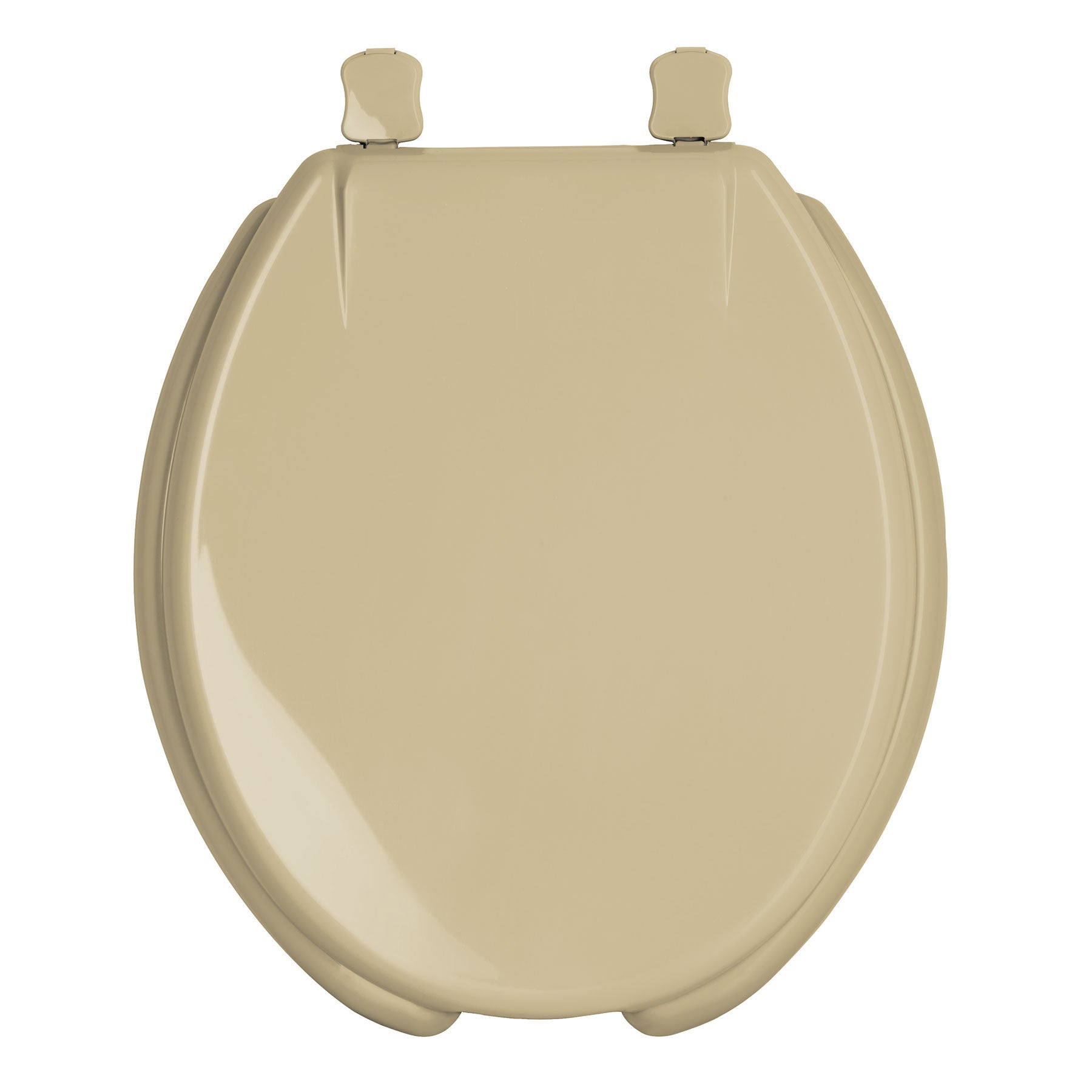Asiento redondo con tapa para WC, abierto, beige, FOSET