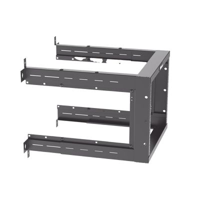 PANDUIT - Rack PanZone® de Montaje en Pared, de 19in, Profundidad Ajustable, Rieles Numerados y Roscados #12-24, 9 UR, Color Negro