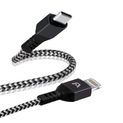 ARGOMTECH - Cable Argomtech Dura Form Tipo-C a Lightning Carga Rápida 1.8m Color Negro