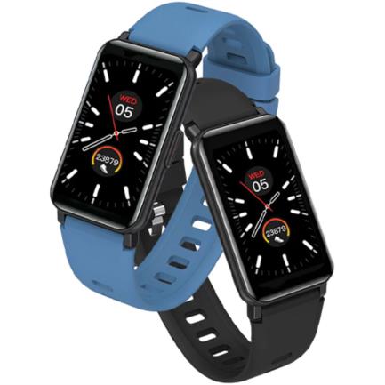 ARGOMTECH - Smart Watch Argomtech Skeiwatch B20 Pantalla IPS de 1.45" IP68 Resolución 172x320p 2 Correas Incluidas Negro y Azul