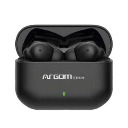 ARGOMTECH - Audifonos Argomtech Inalámbricos Skeipods E85 Control Táctil Resistente al Agua Carga Rápida Bluetooth 5.3 Color Negro