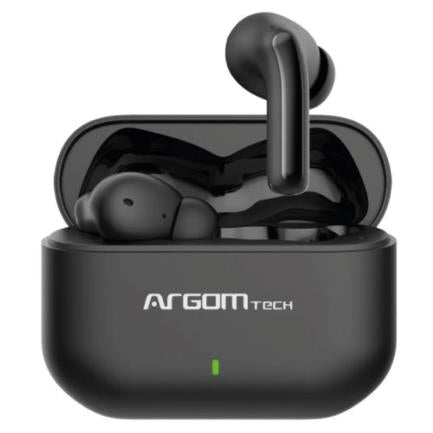 ARGOMTECH - Audifonos Argomtech Inalámbricos Skeipods E85 Control Táctil Resistente al Agua Carga Rápida Bluetooth 5.3 Color Negro