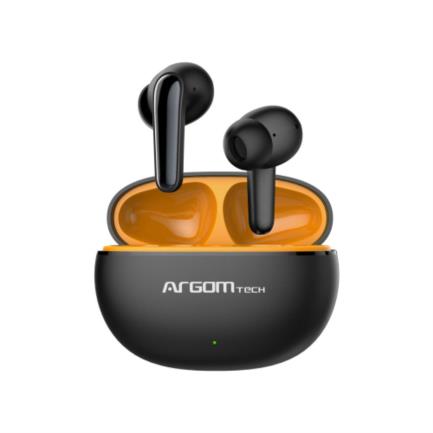 ARGOMTECH - Audifonos Argomtech Inalámbricos Skeipods E20 Control Táctil Resistente al Agua Color Negro